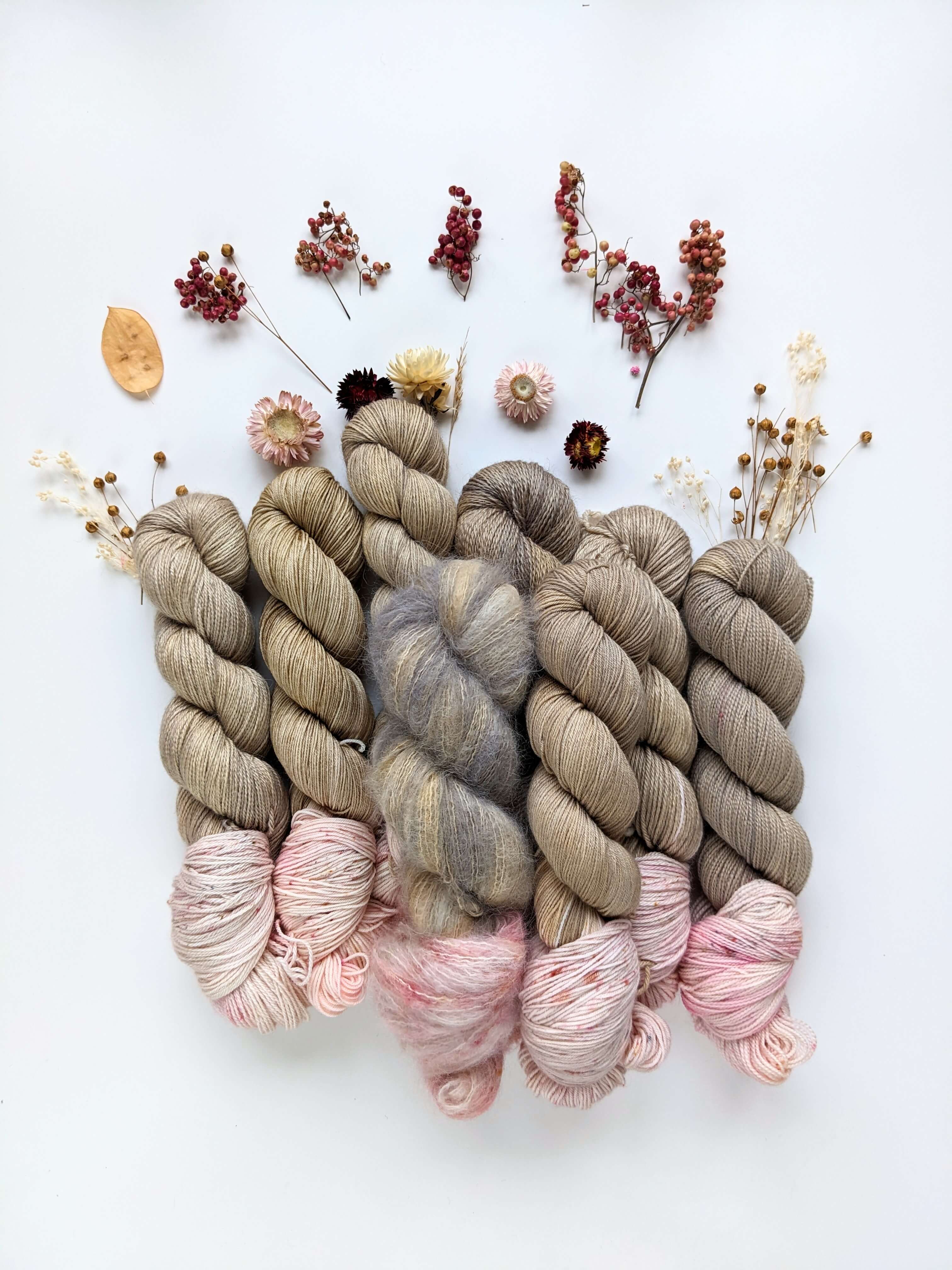 Organic Non-Superwash Merino DK Yarns