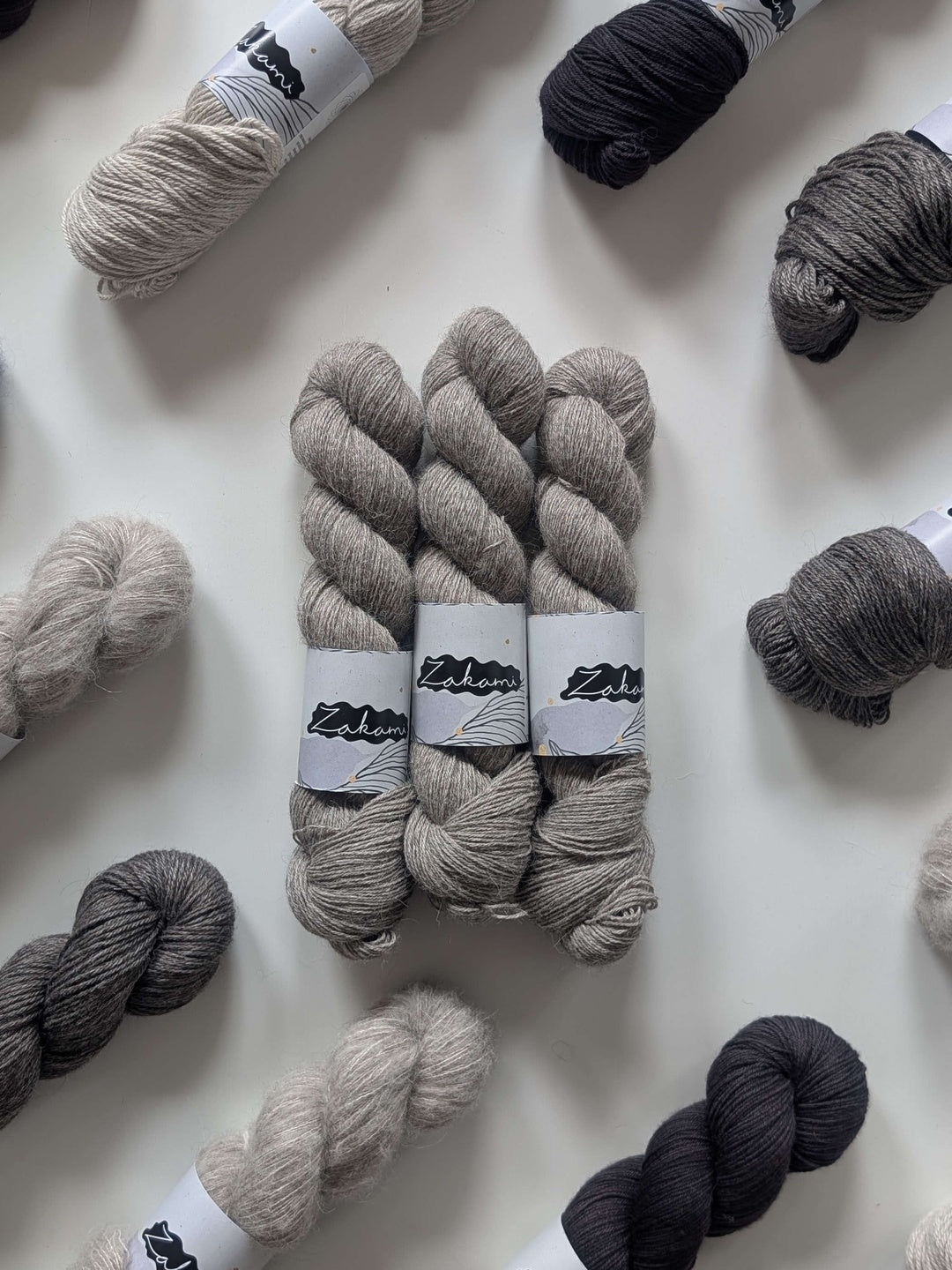 Undyed Natural Grey Llama | Fingering