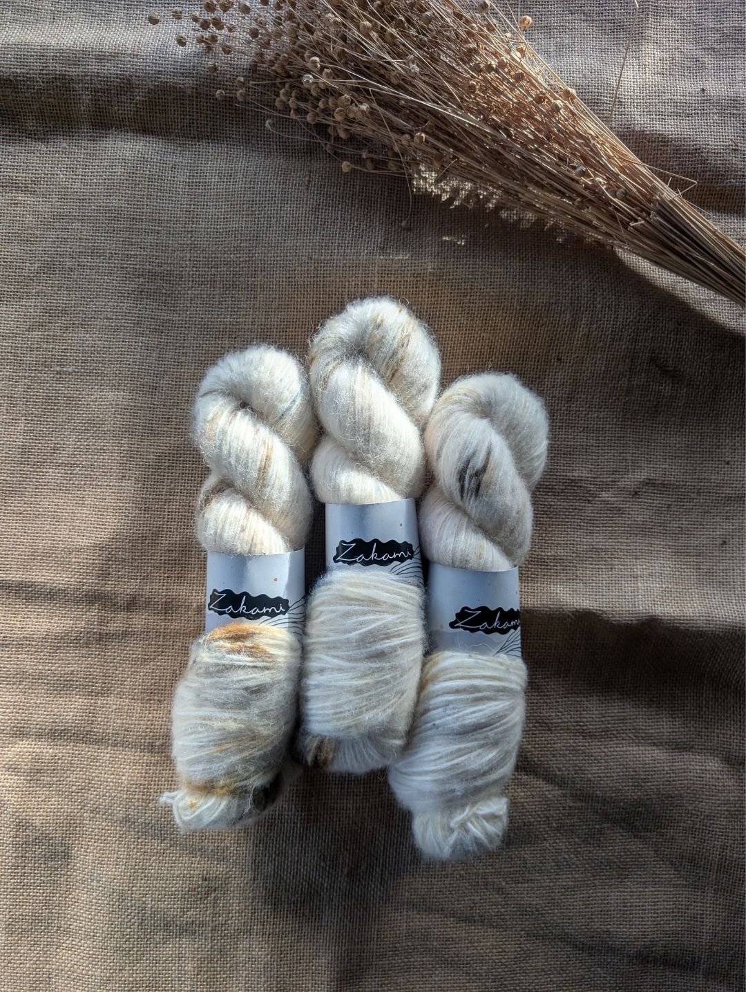 White Alpaca Air Yarns