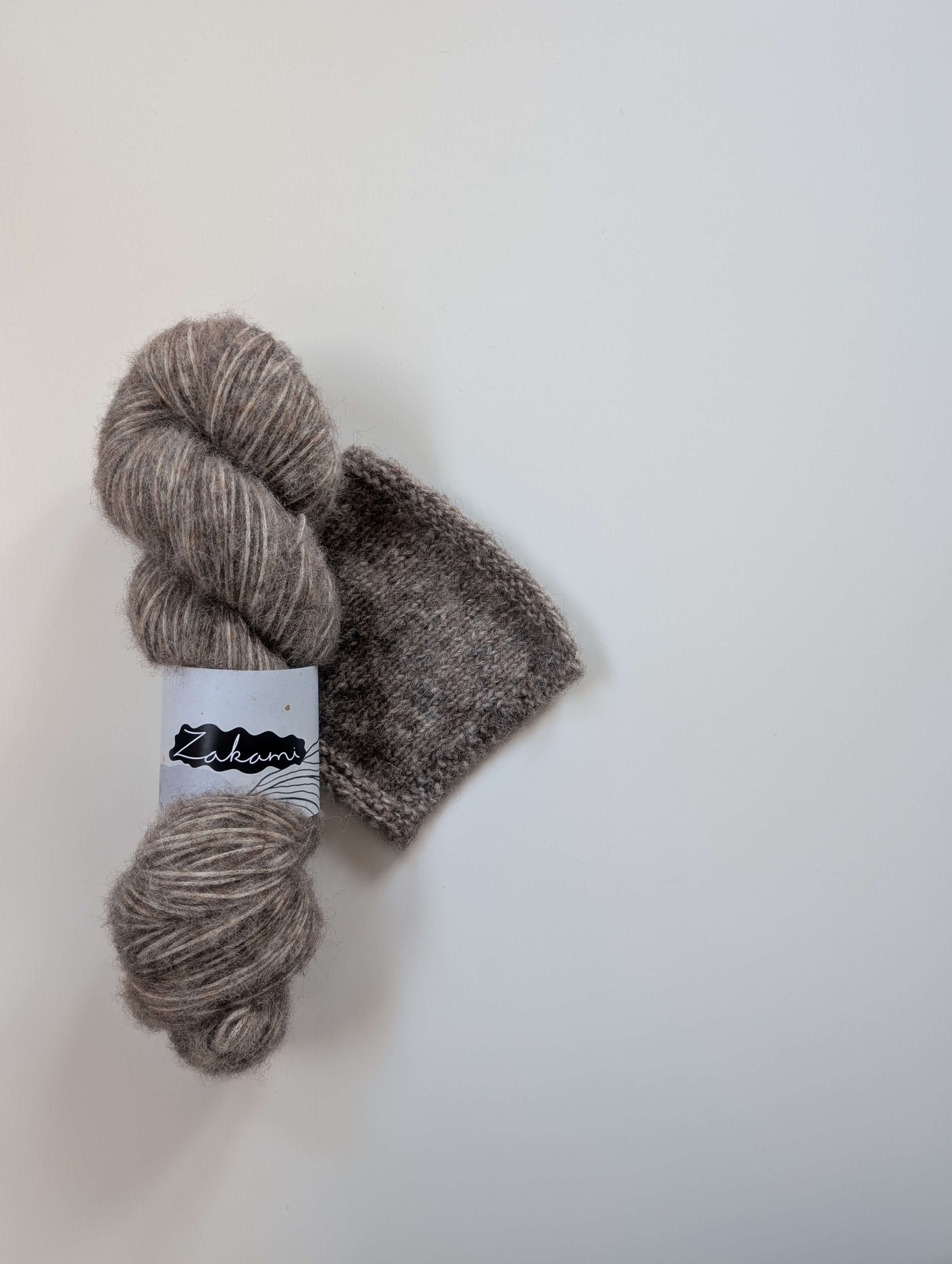 Undyed Natural Grey Alpaca Air