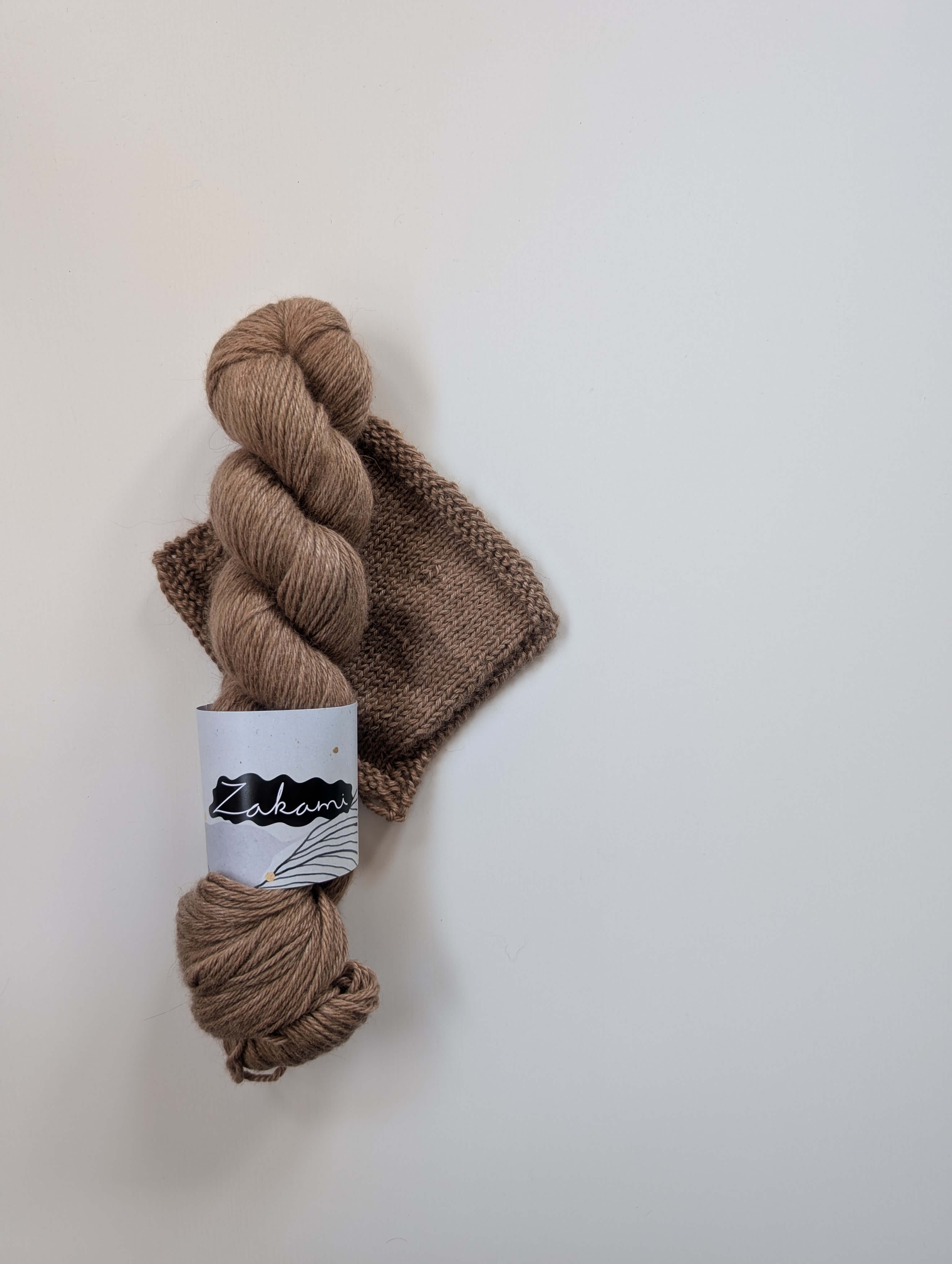 Undyed Natural Caramel Cashmere | Fingering + DK