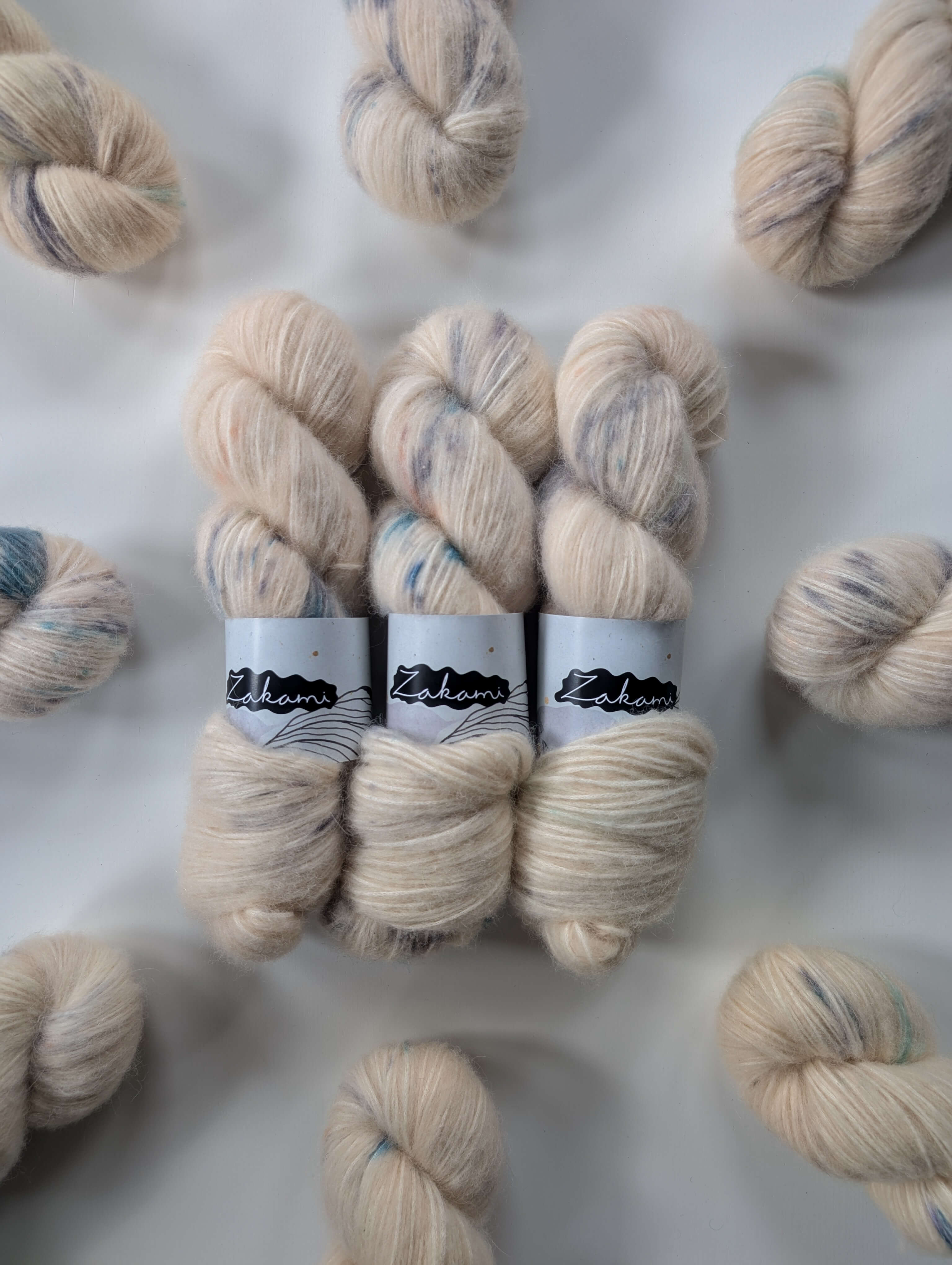 White Alpaca Air Yarns