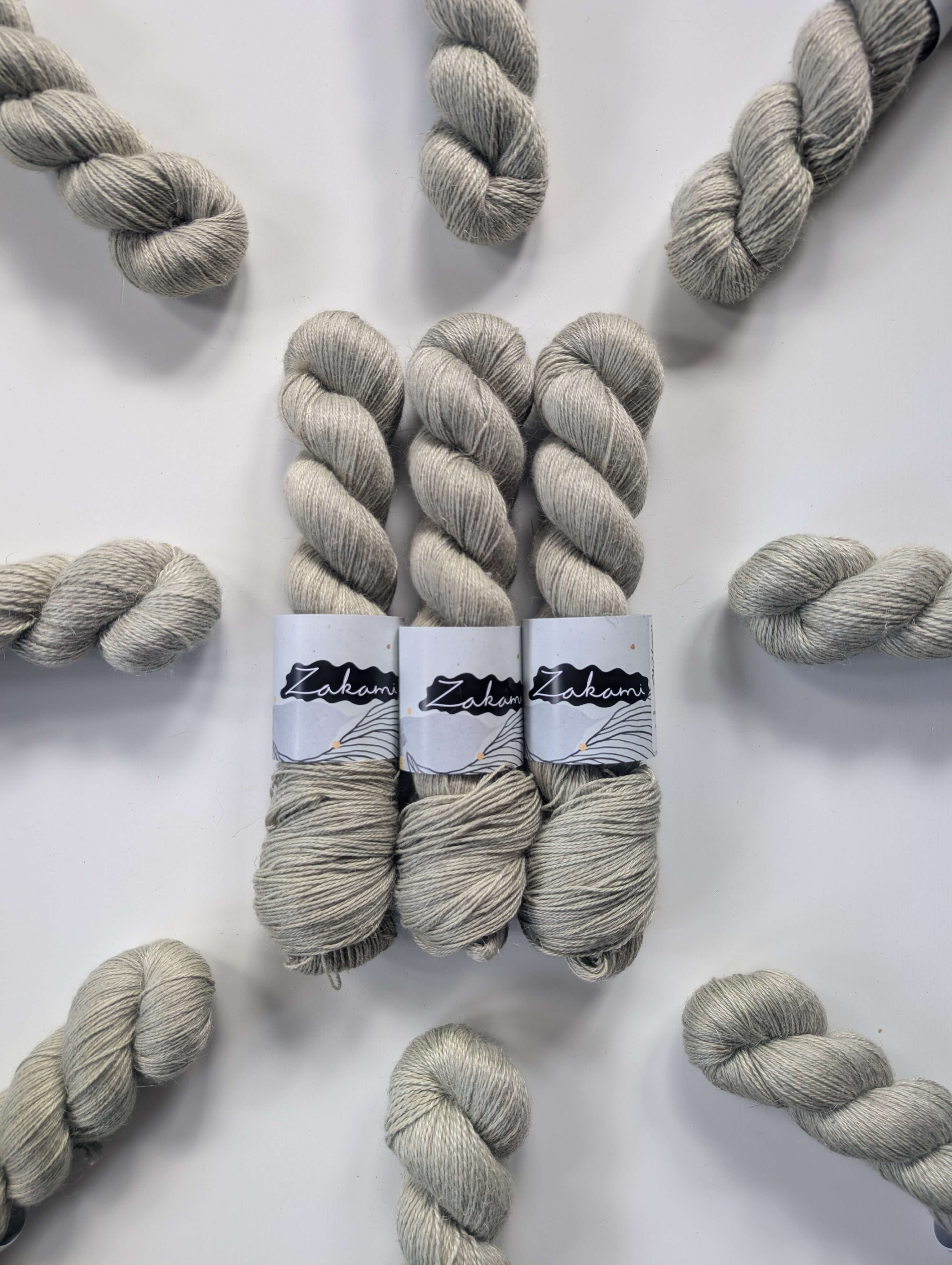 Alpaca Linen Fingering Yarns