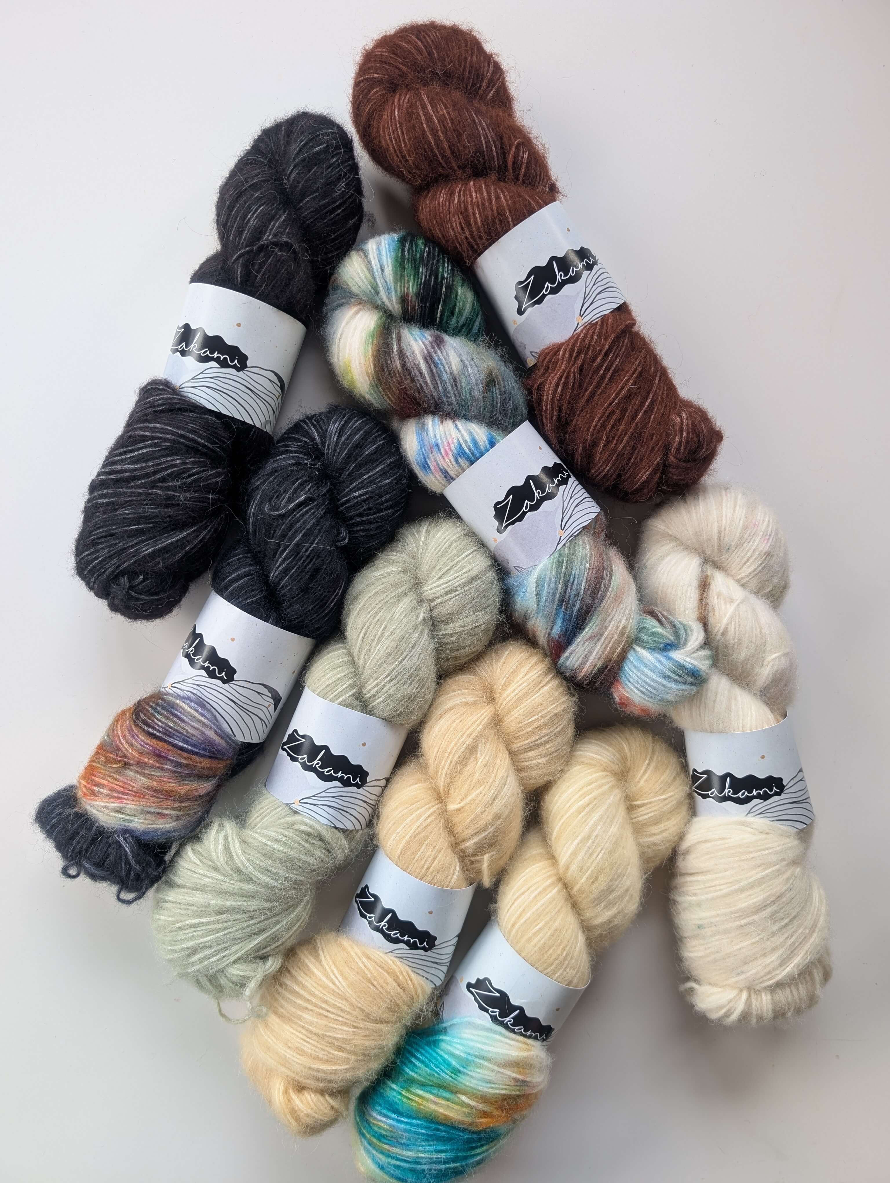 White Alpaca Air Yarns
