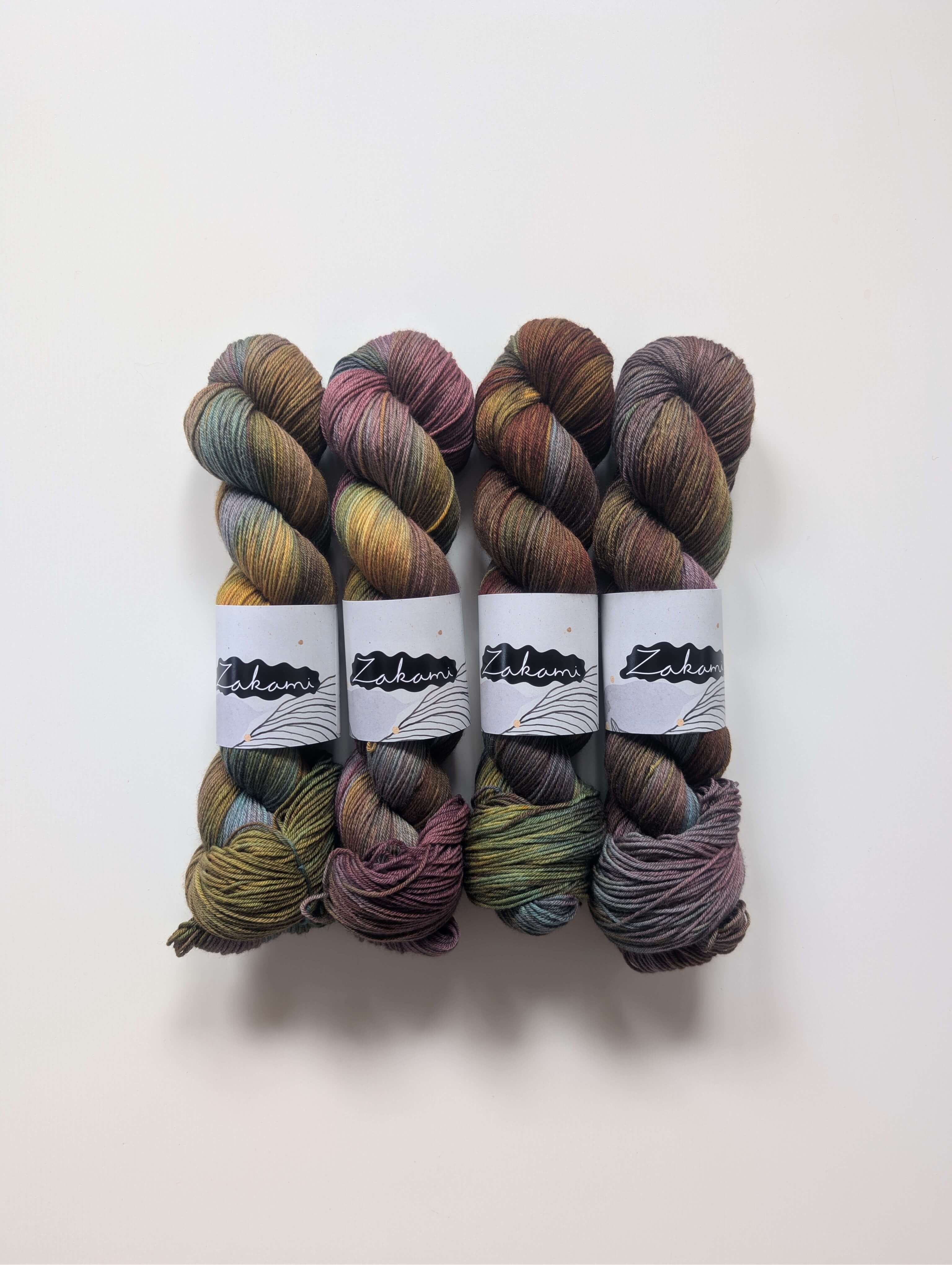 OOAK 4 - 100% Non-Superwash Merino Yarn – Hand Dyed One-of-a-Kind Skein (Copy)