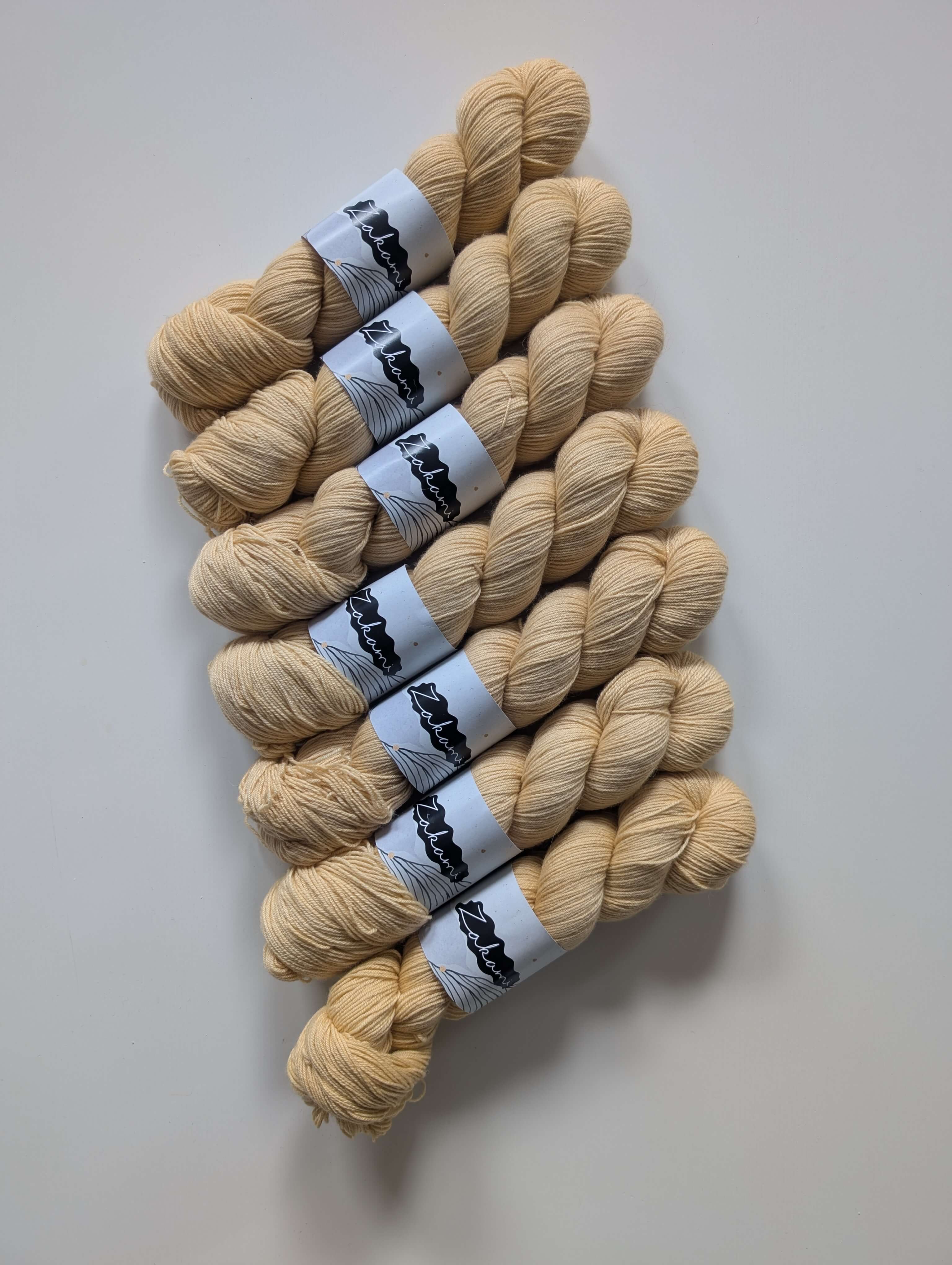 Organic Non-Superwash Merino Fingering Yarns