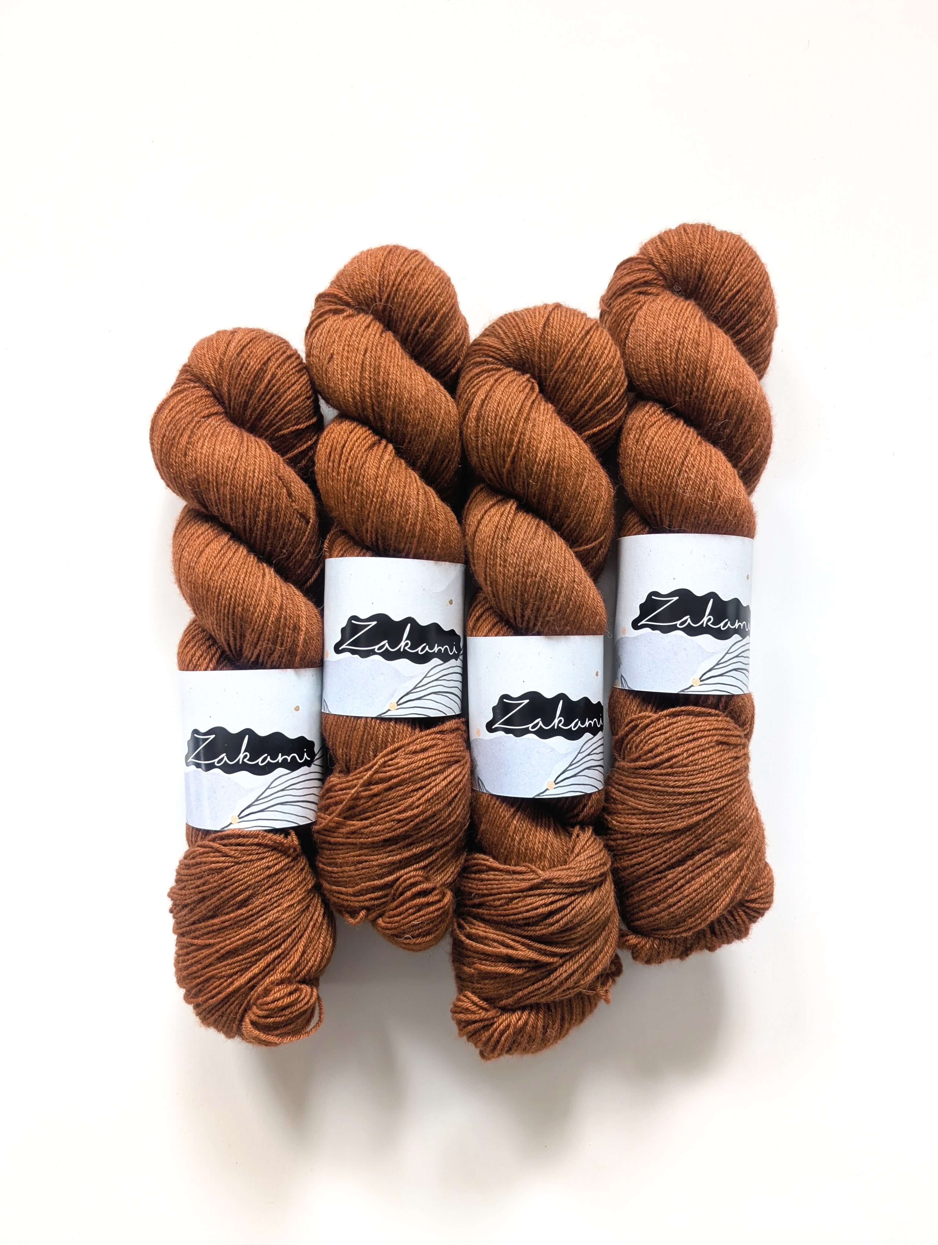 Organic Non-Superwash Merino Fingering Yarns