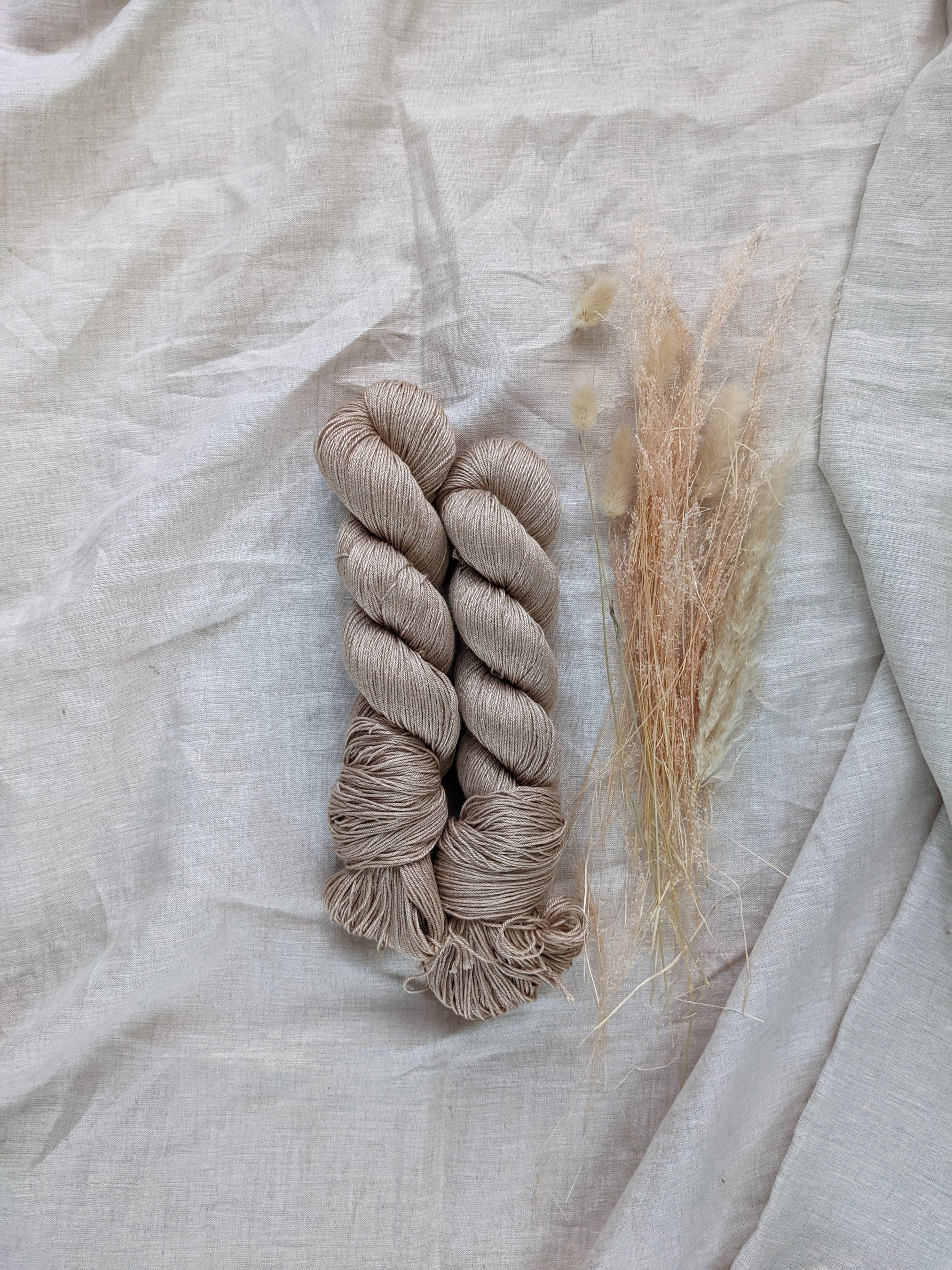 Undyed Baby Camel, Silk Fingering