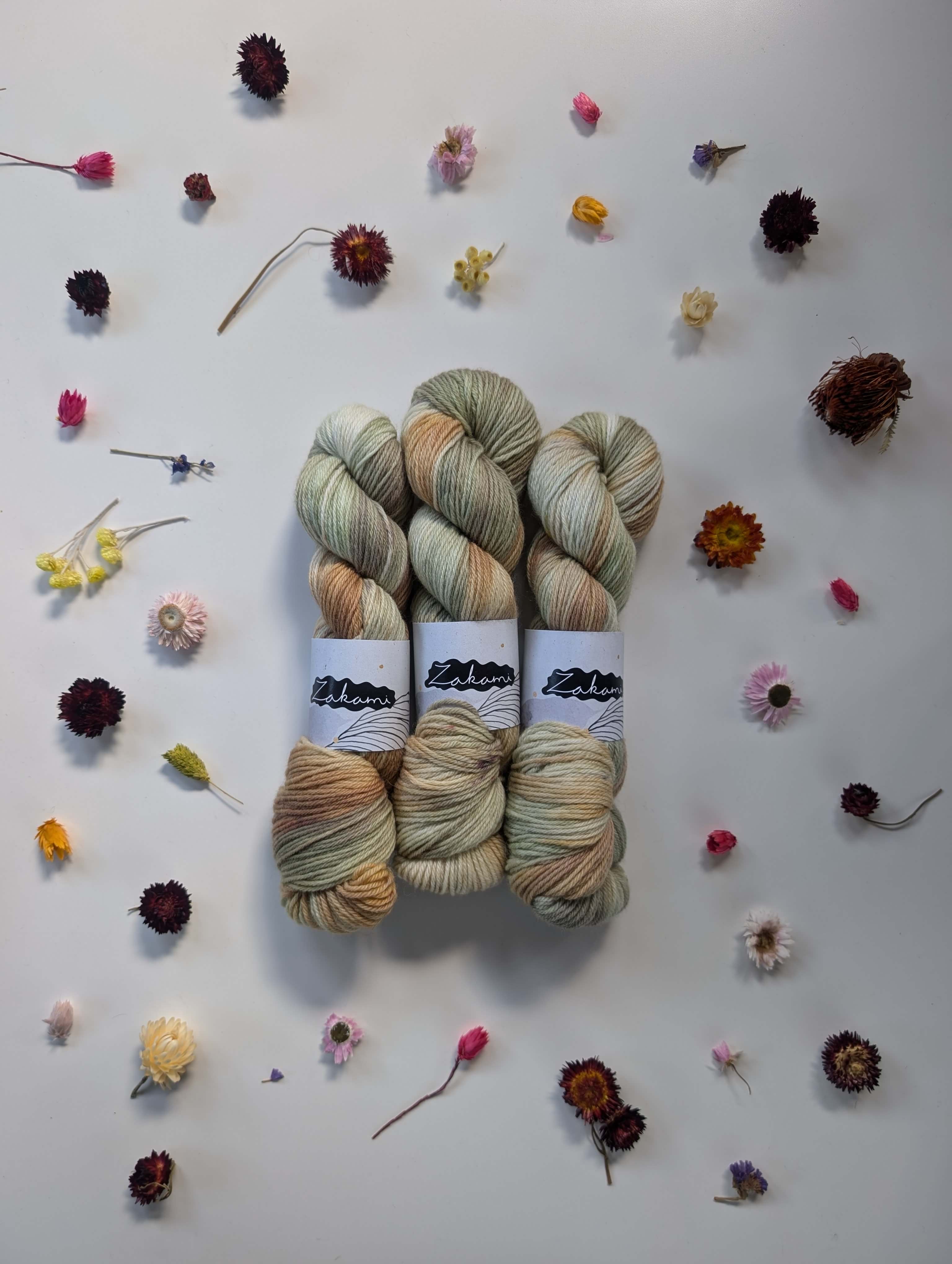 Organic Non-Superwash Merino DK Yarns