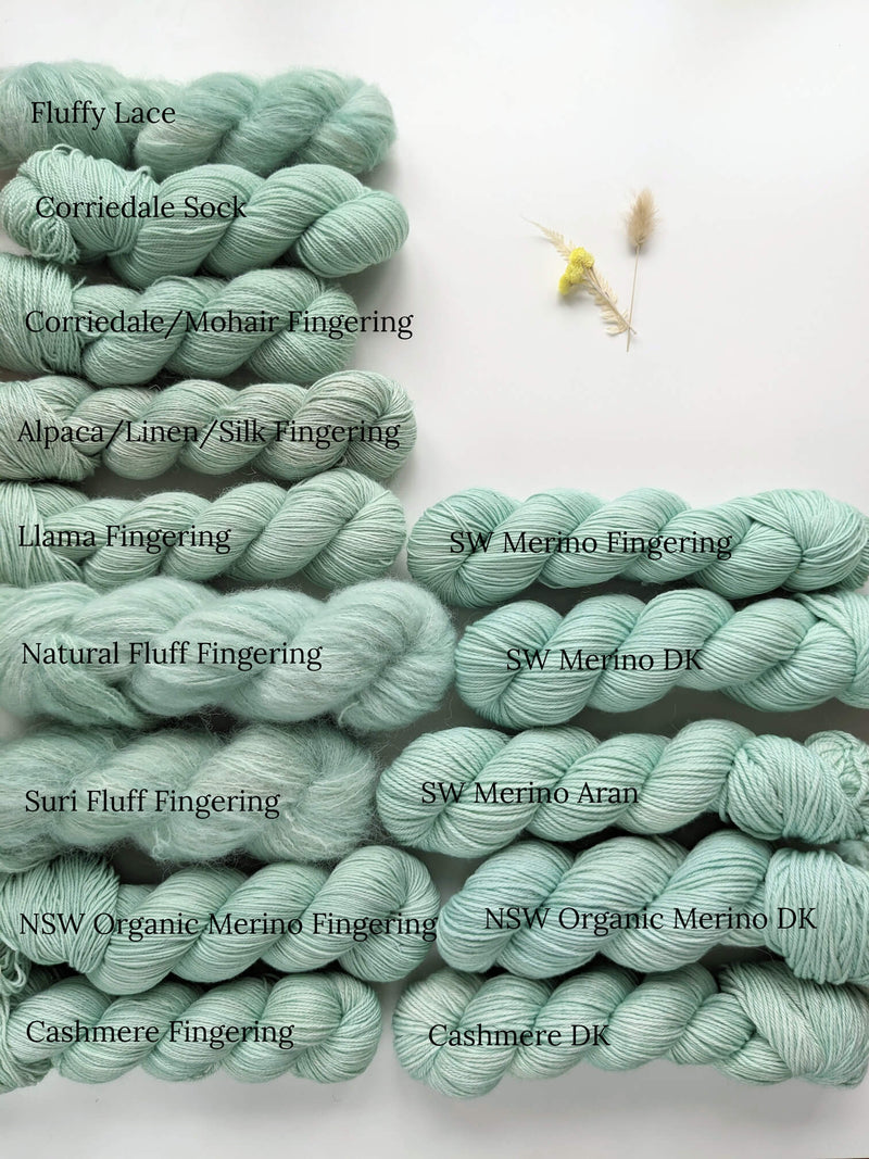 Hint of Mint (DYED TO ORDER)