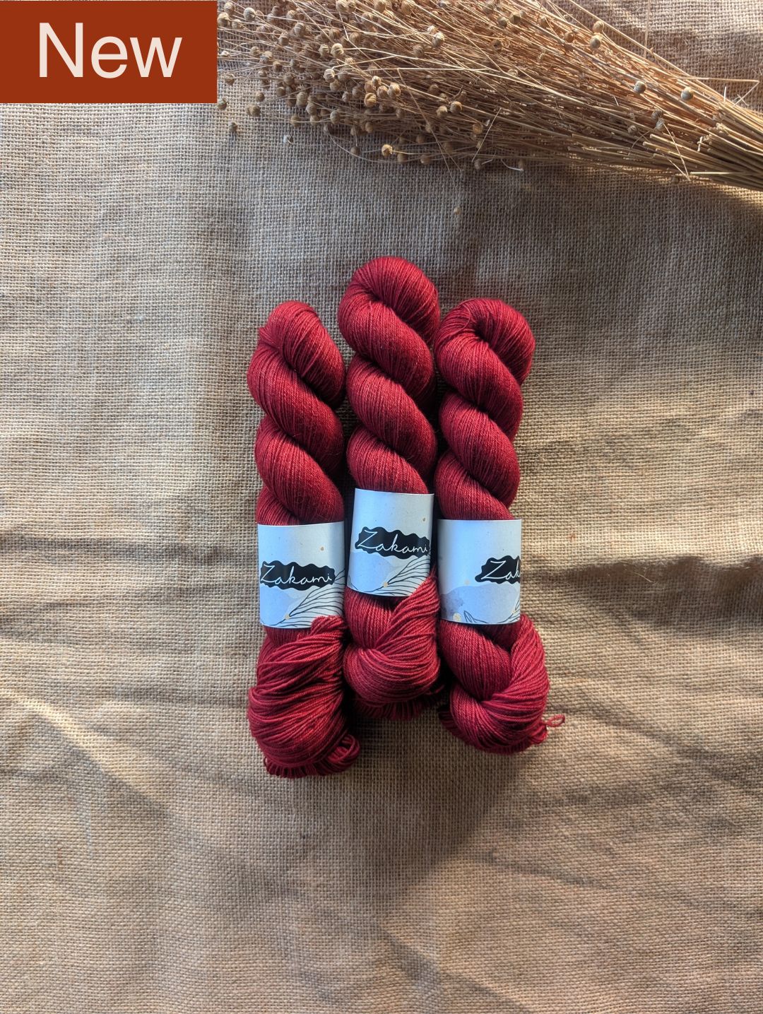 Organic Non-Superwash Merino Fingering Yarns