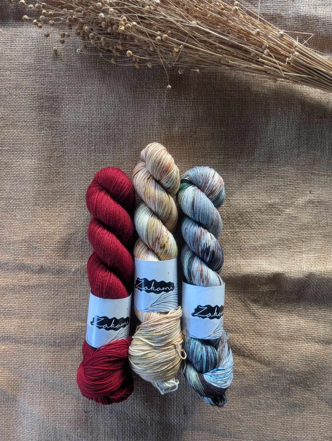 Organic Non-Superwash Merino Fingering Yarns