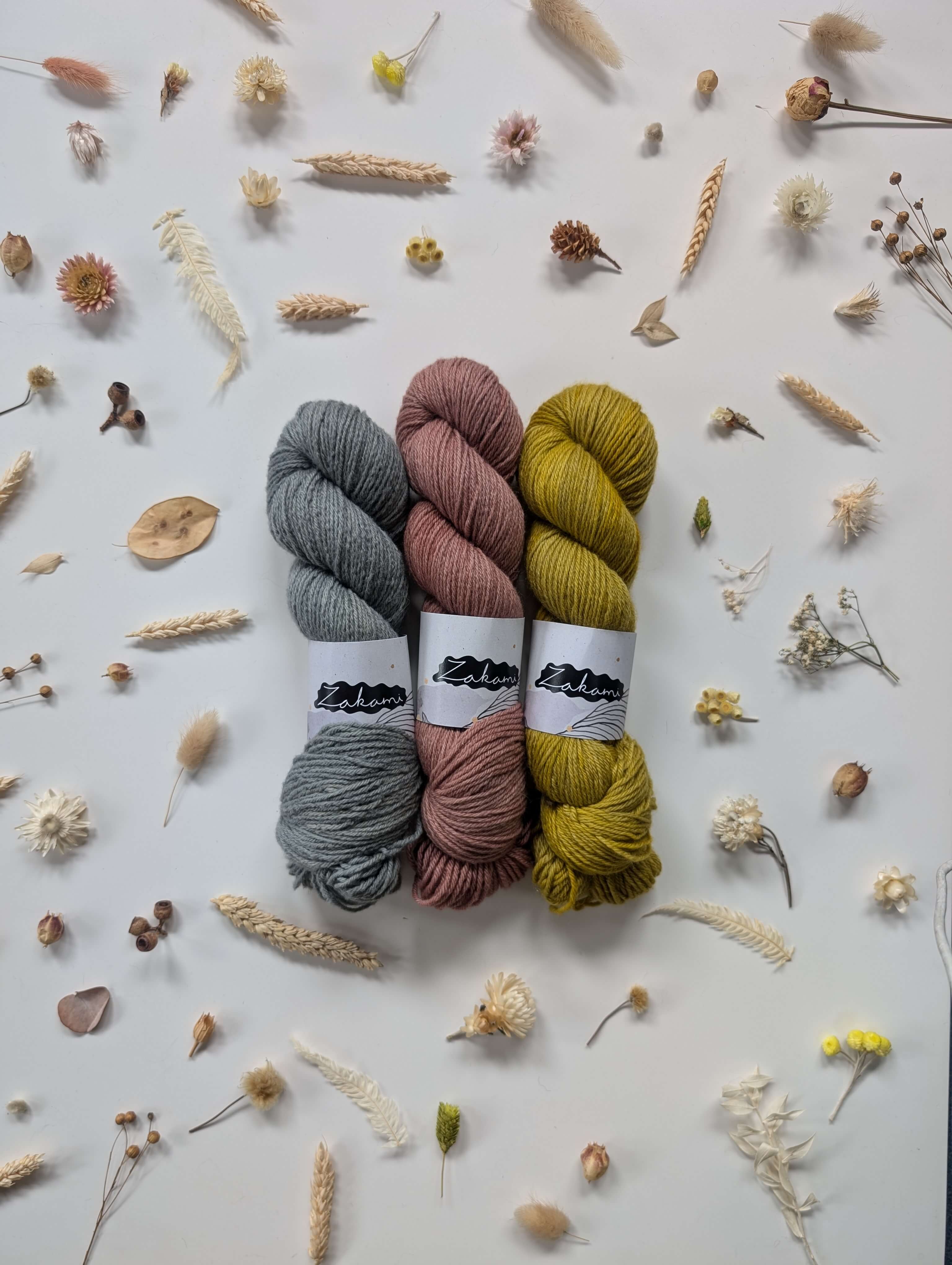 Organic Non-Superwash Merino DK Yarns