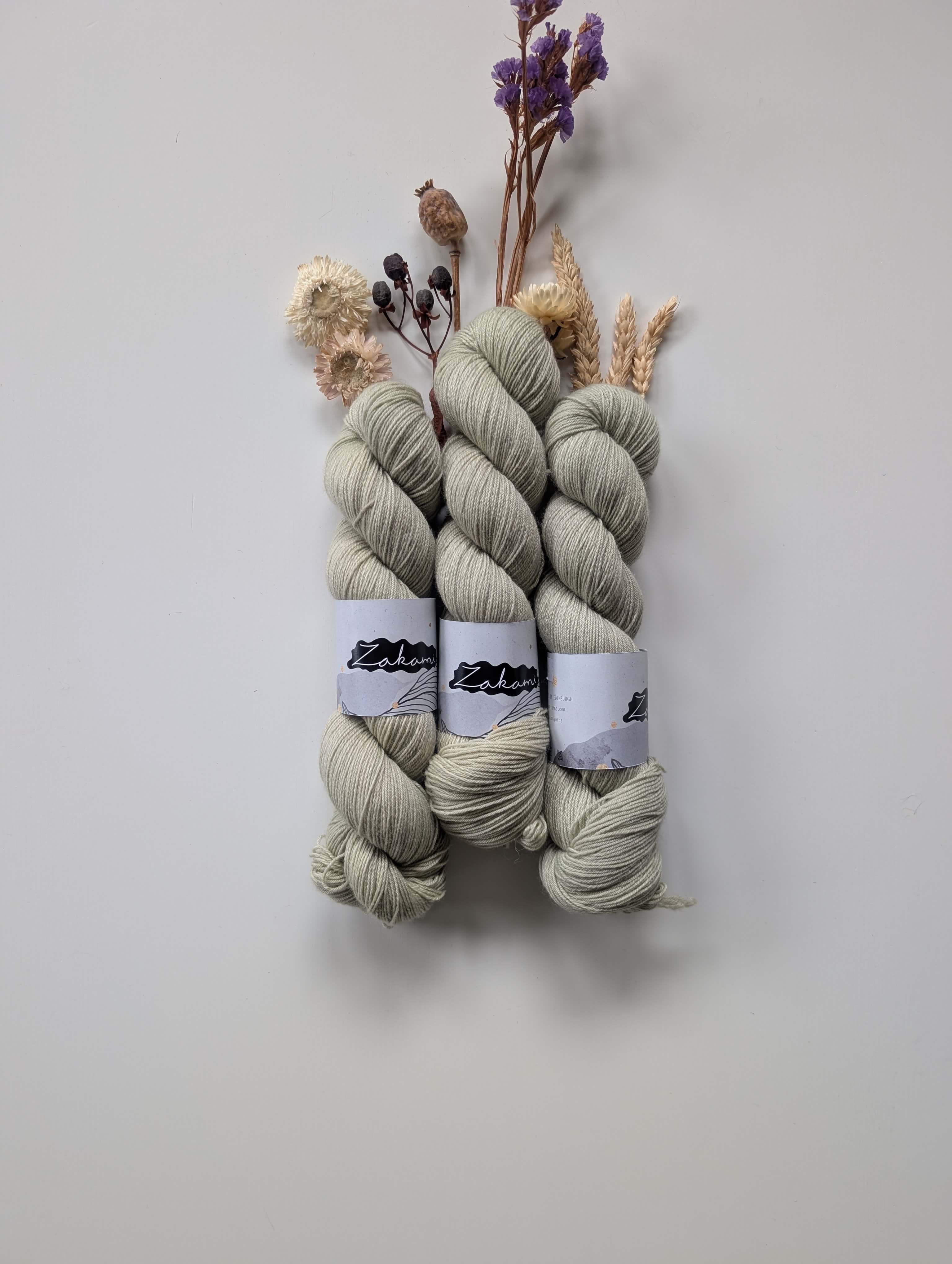 Organic Non-Superwash Merino Fingering Yarns