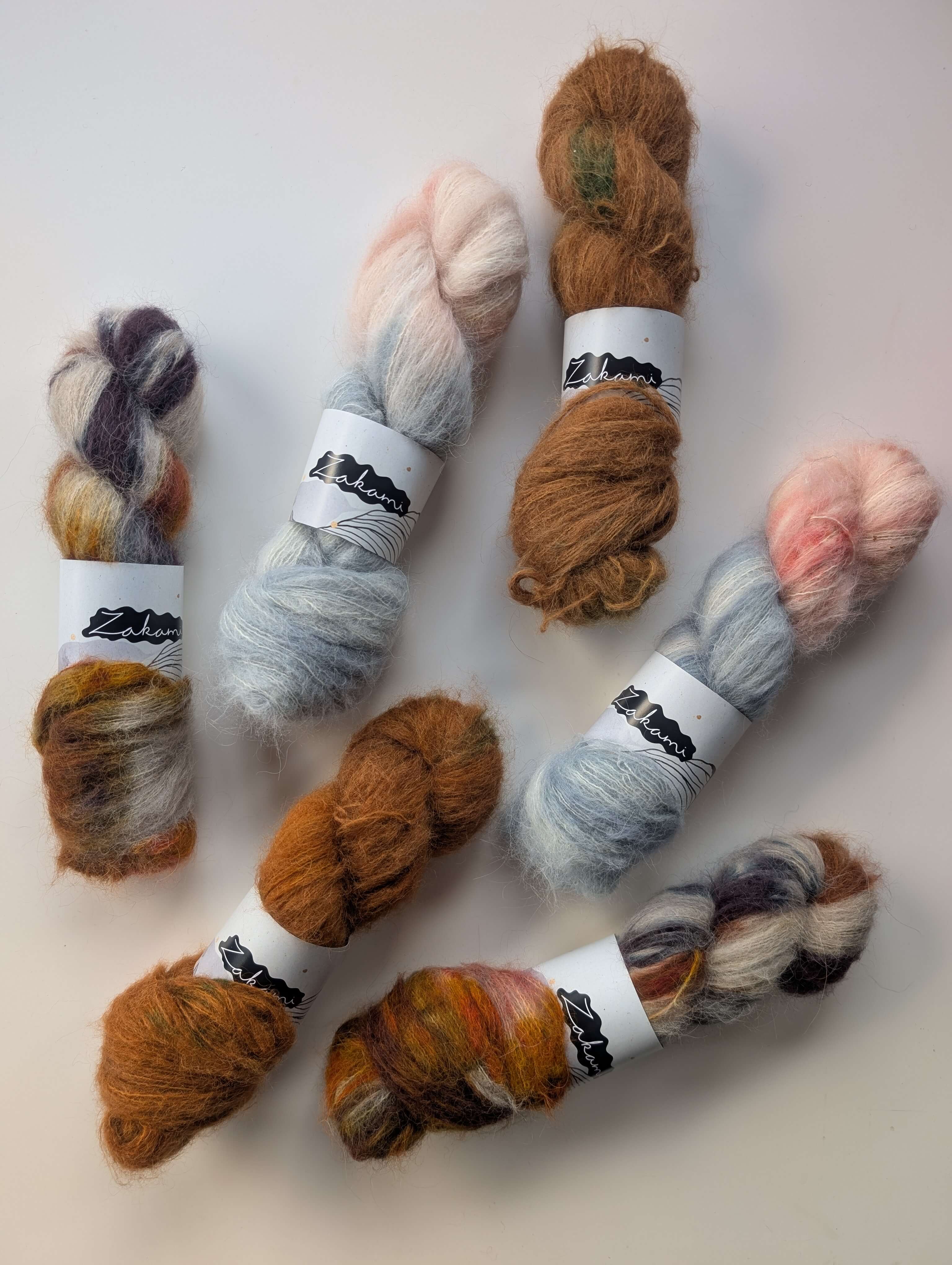 Suri Fluff Fingering Yarns
