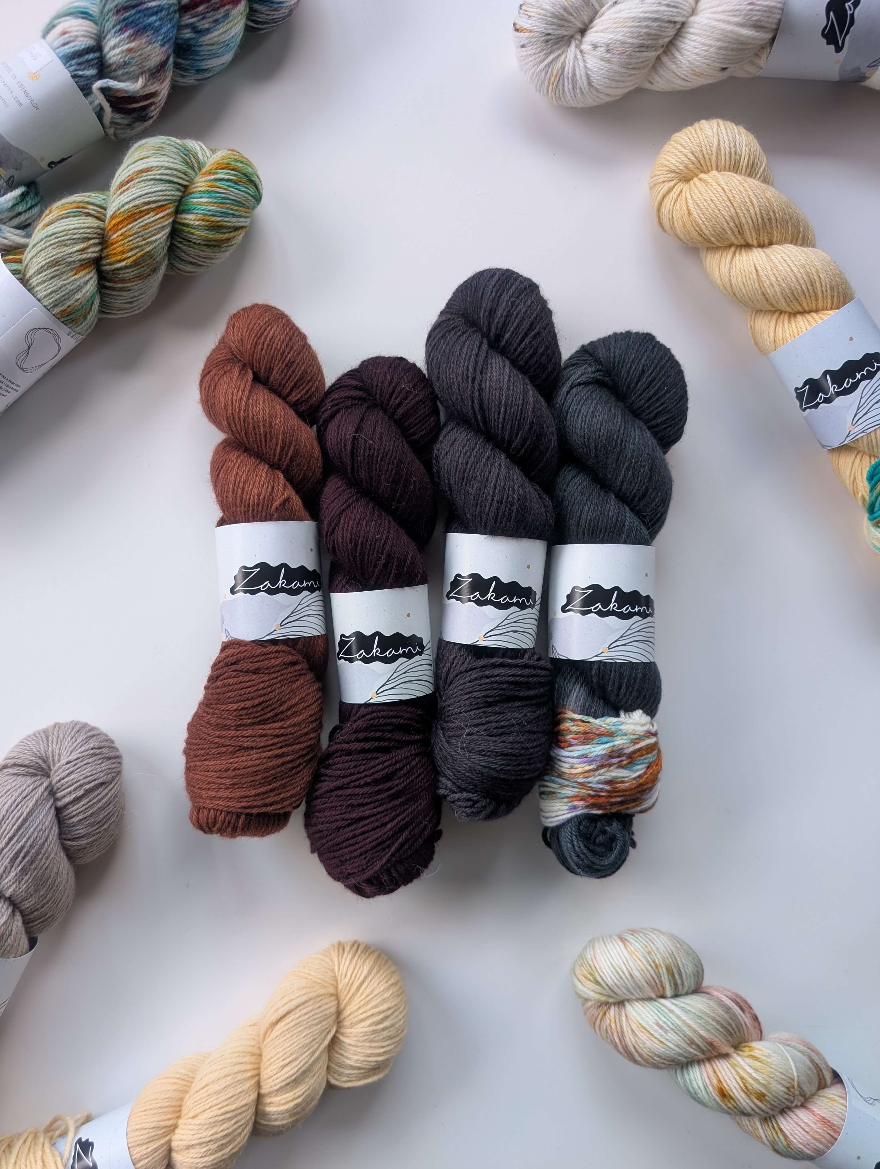 Organic Non-Superwash Merino DK Yarns