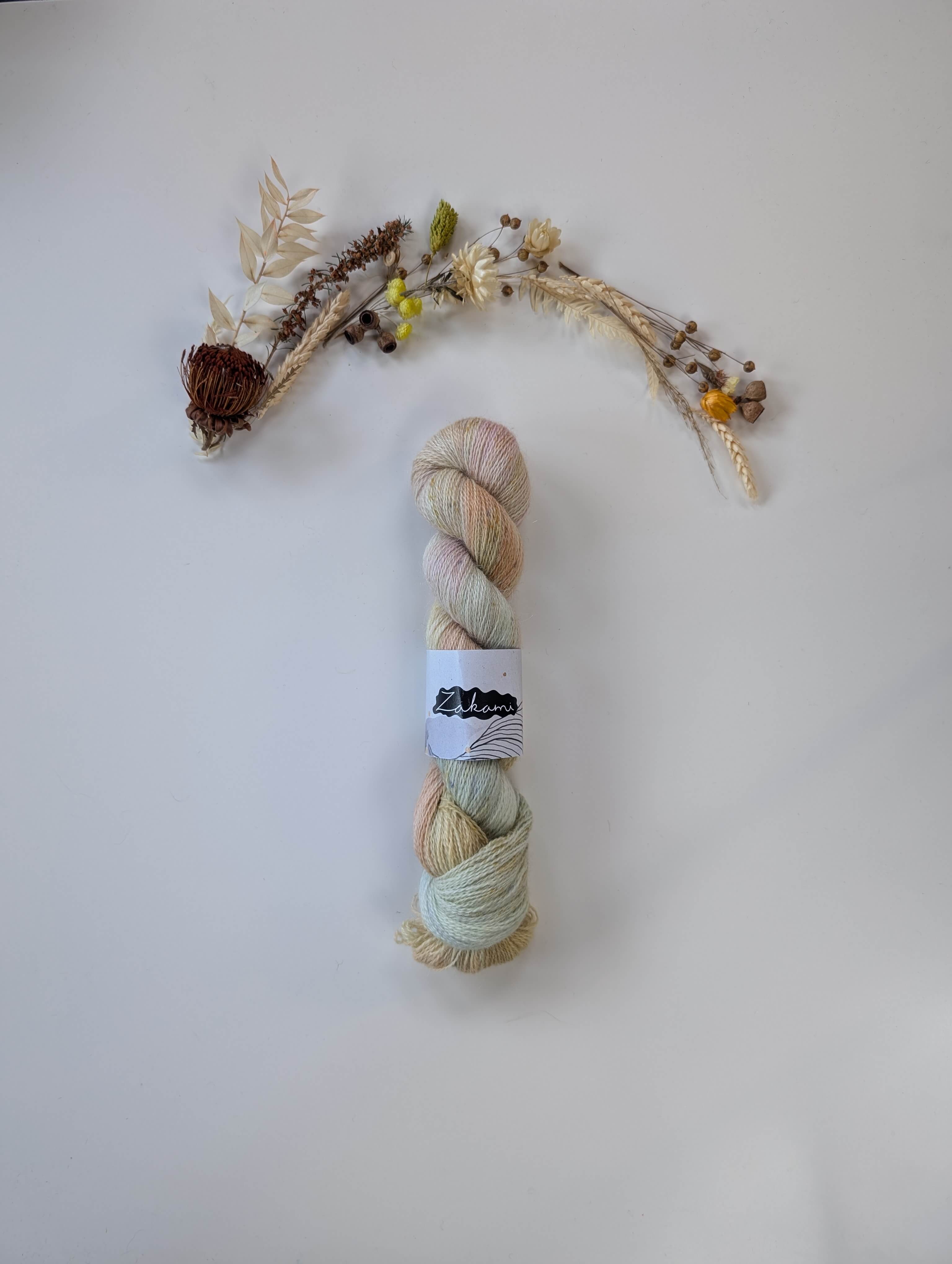 Corriedale/Mohair Fingering Yarns