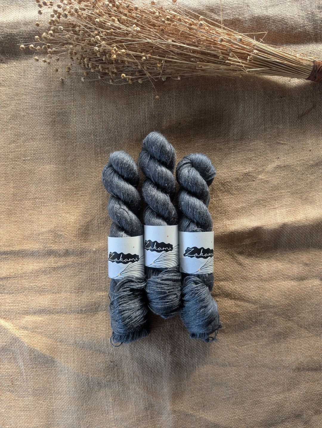 Alpaca Linen Fingering Yarns