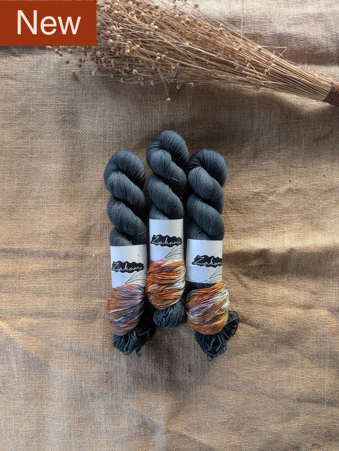 Organic Non-Superwash Merino Fingering Yarns