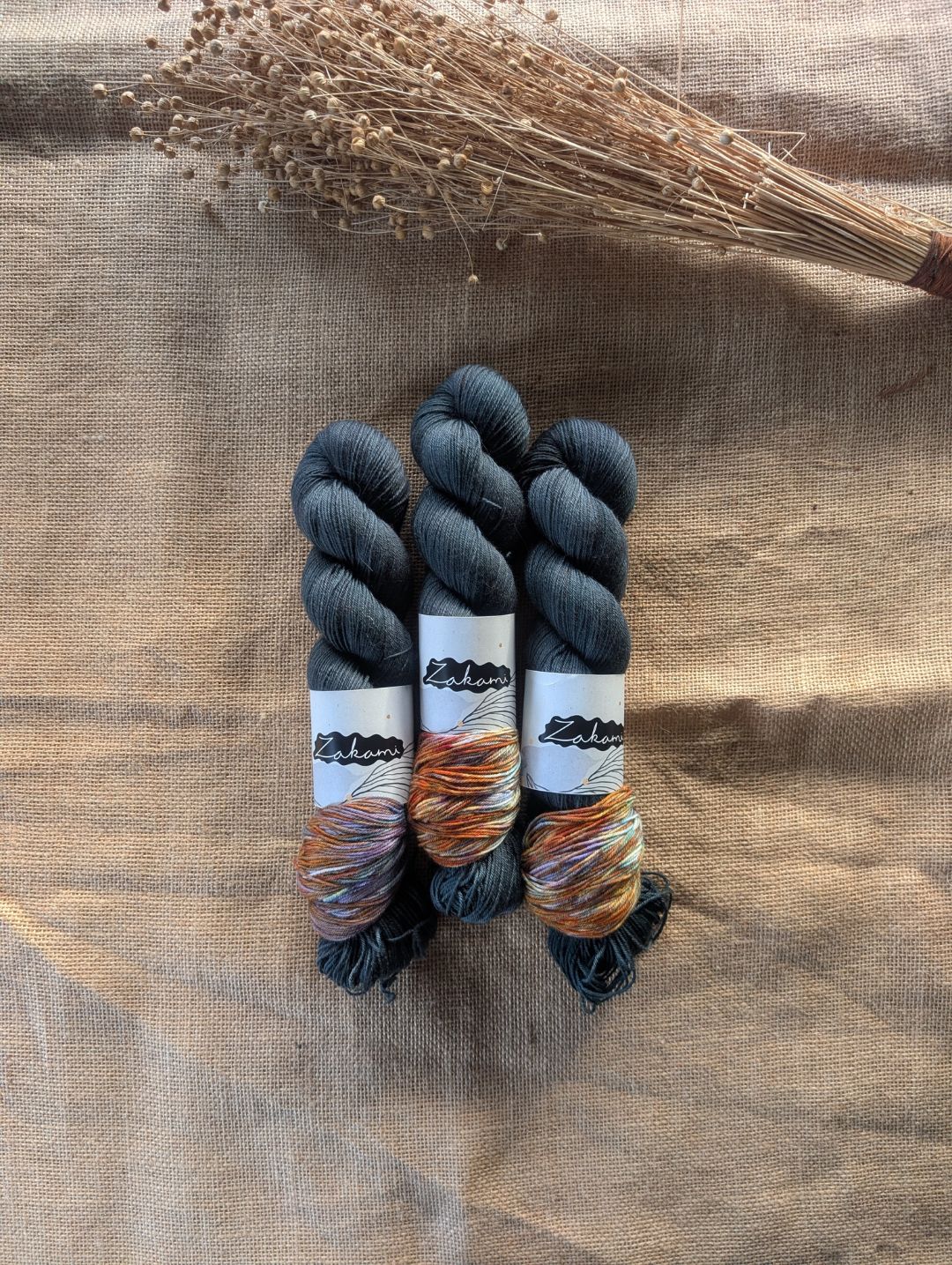 Organic Non-Superwash Merino Fingering Yarns