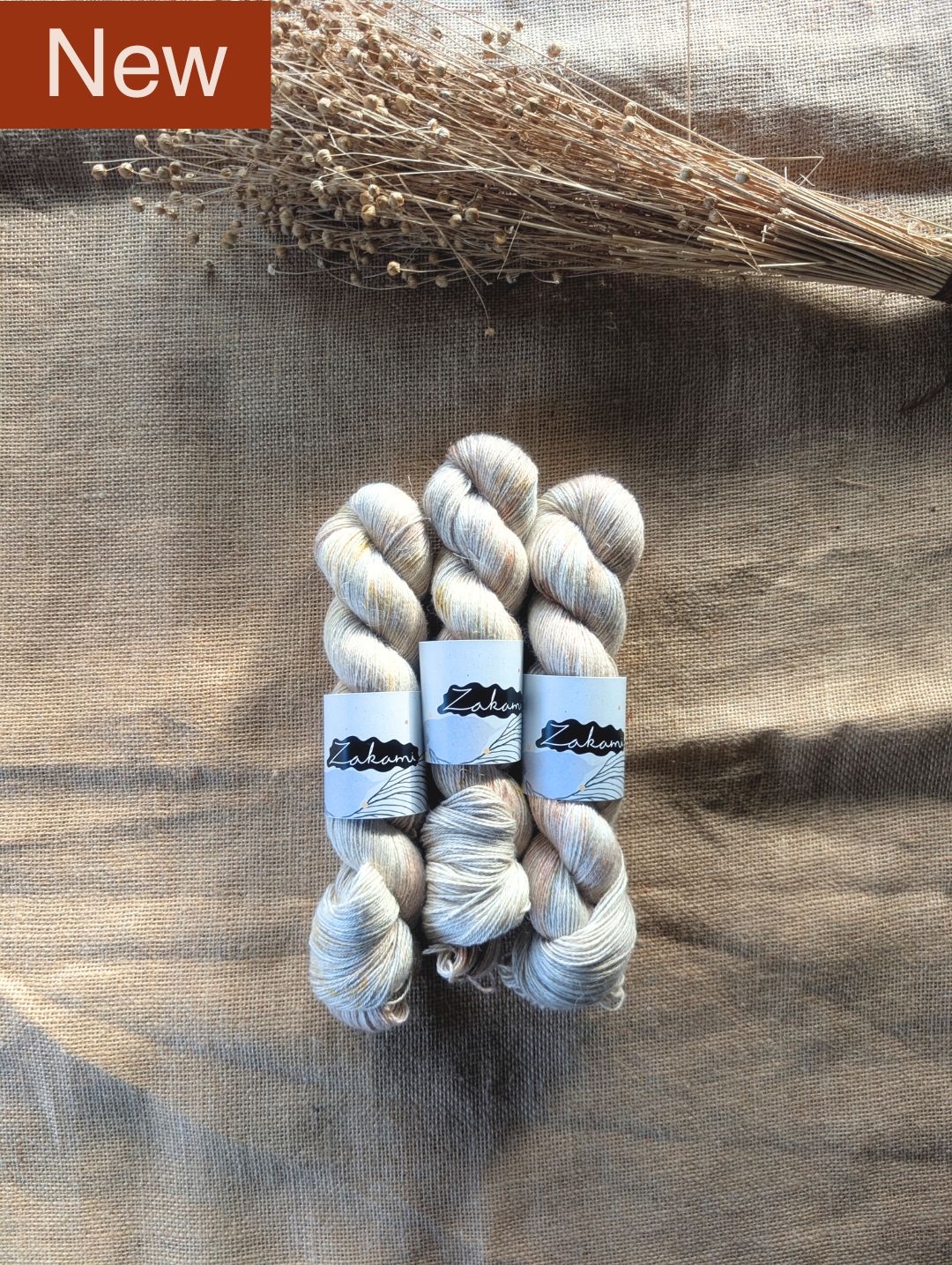 Alpaca Linen Fingering Yarns