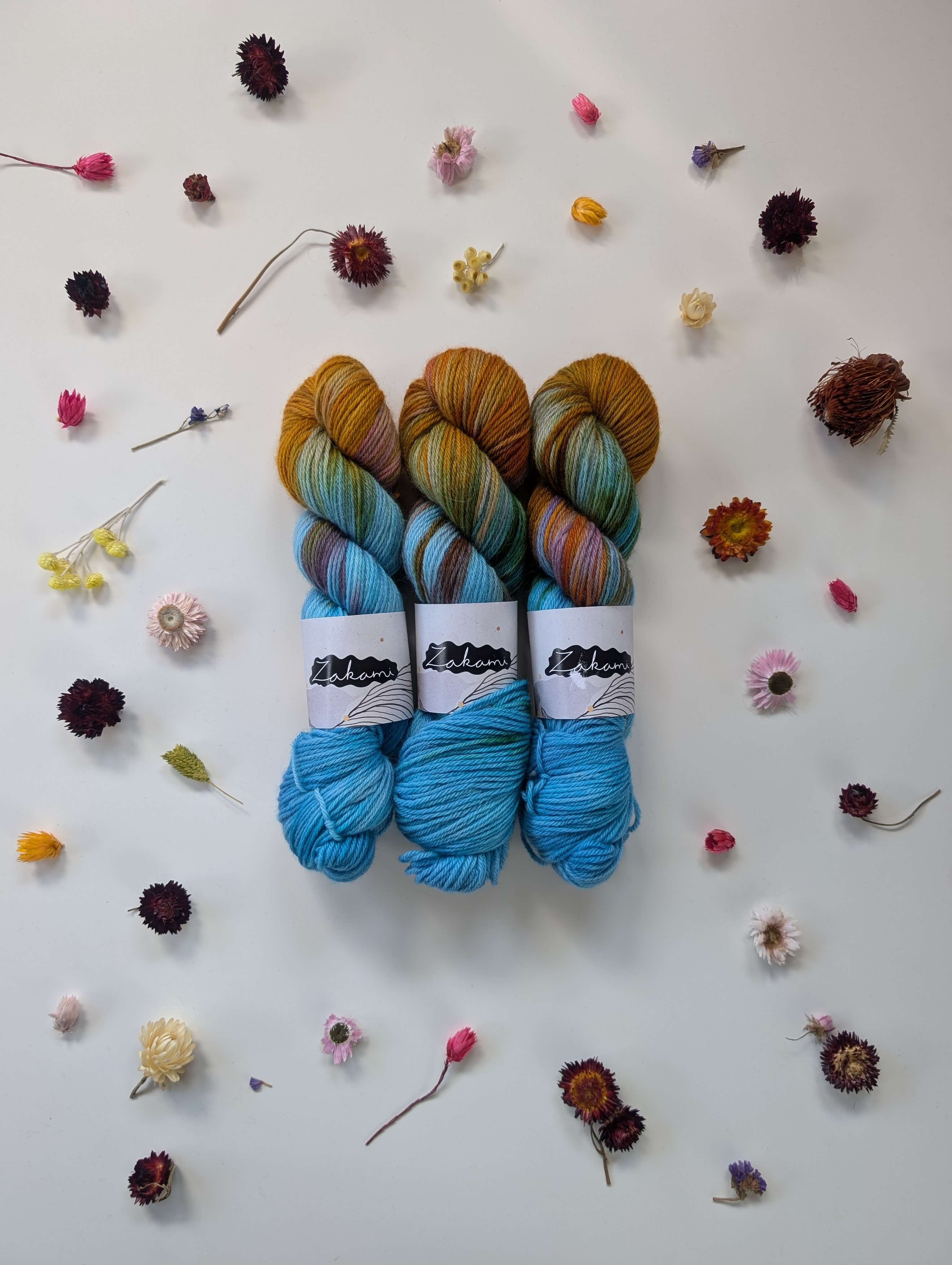 Organic Non-Superwash Merino DK Yarns