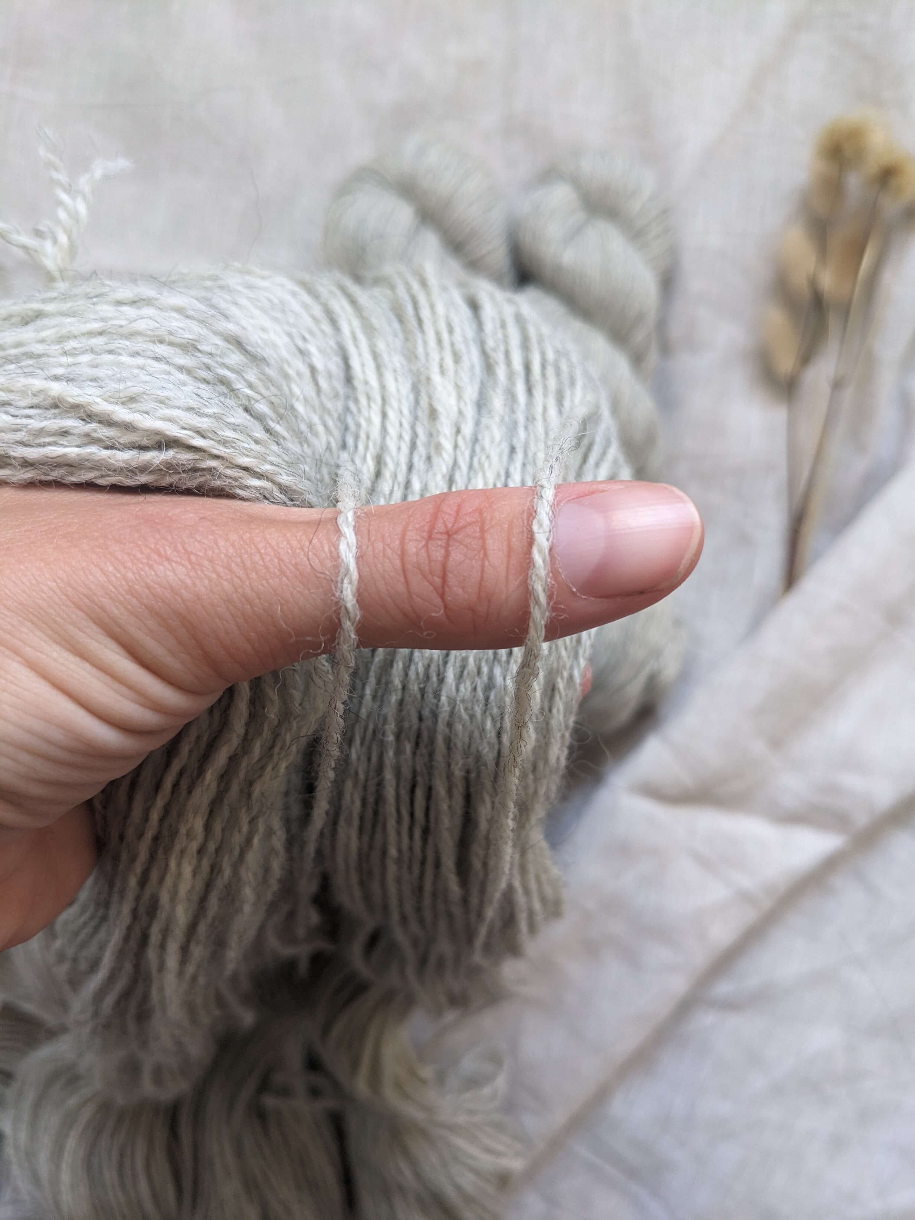 Undyed BFL / Gotland | Fingering + DK + Aran