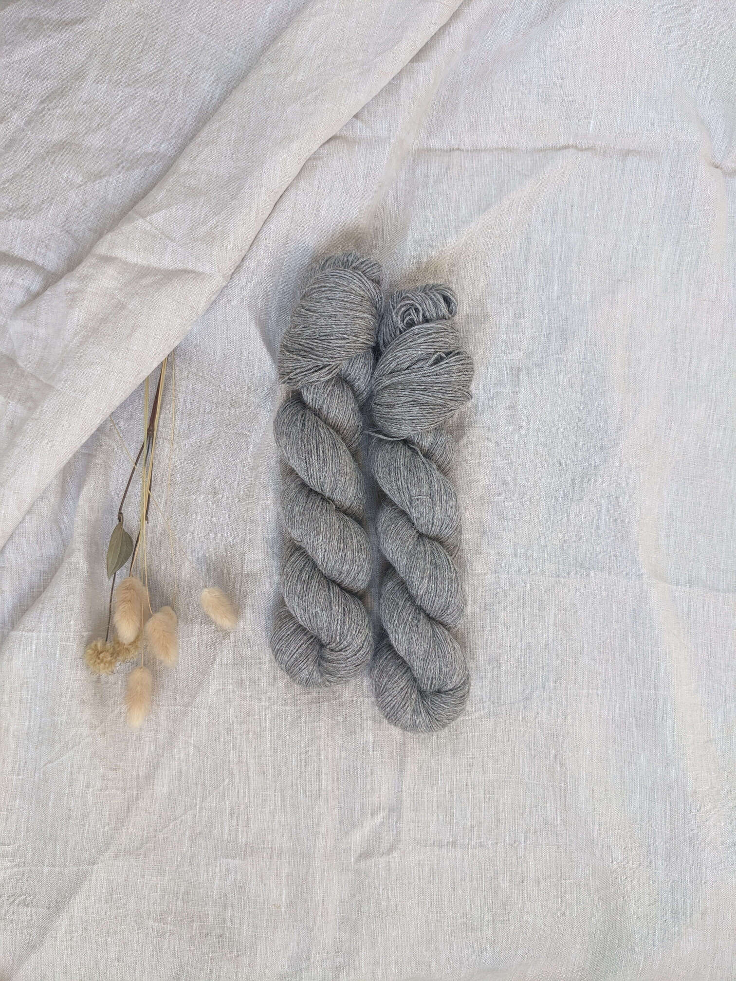 Undyed Natural Grey Llama | Fingering