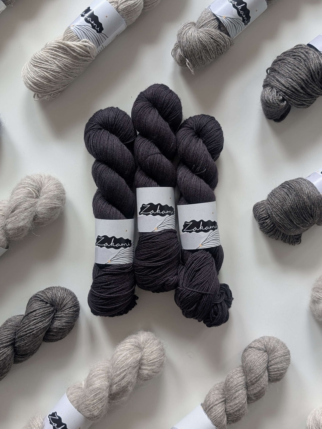 Organic Non-Superwash Merino Fingering Yarns