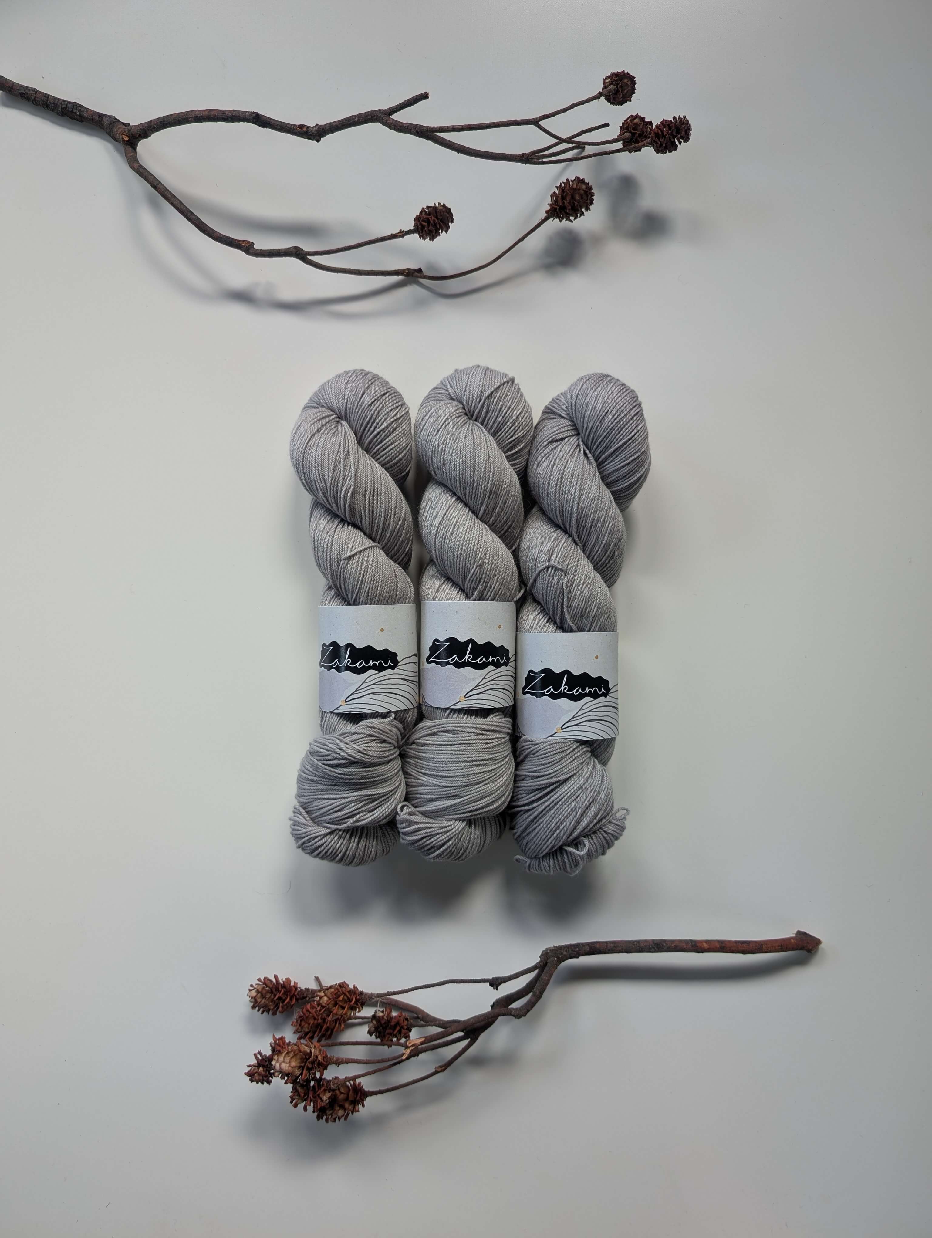 Organic Non-Superwash Merino Fingering Yarns