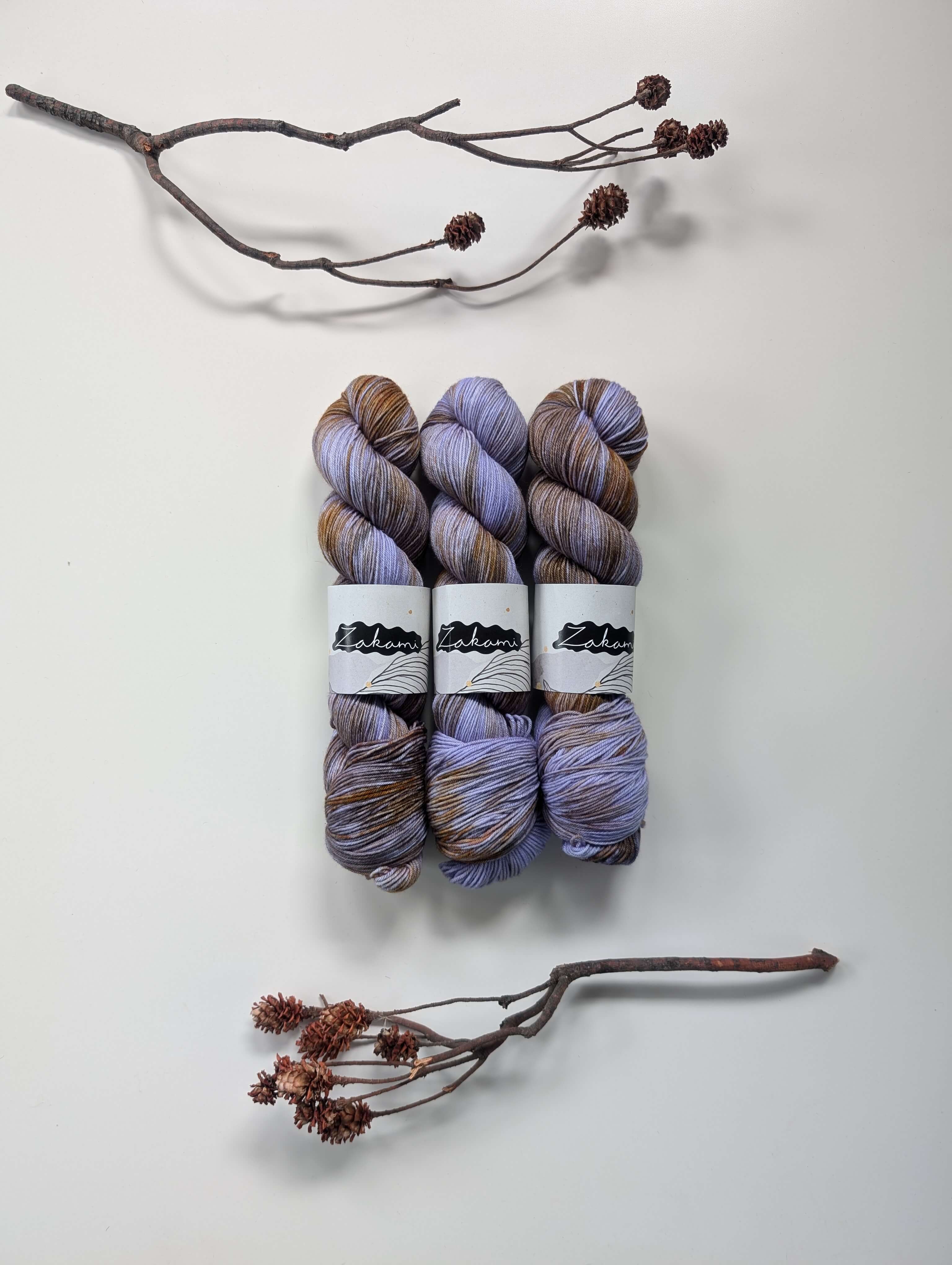 Organic Non-Superwash Merino Fingering Yarns