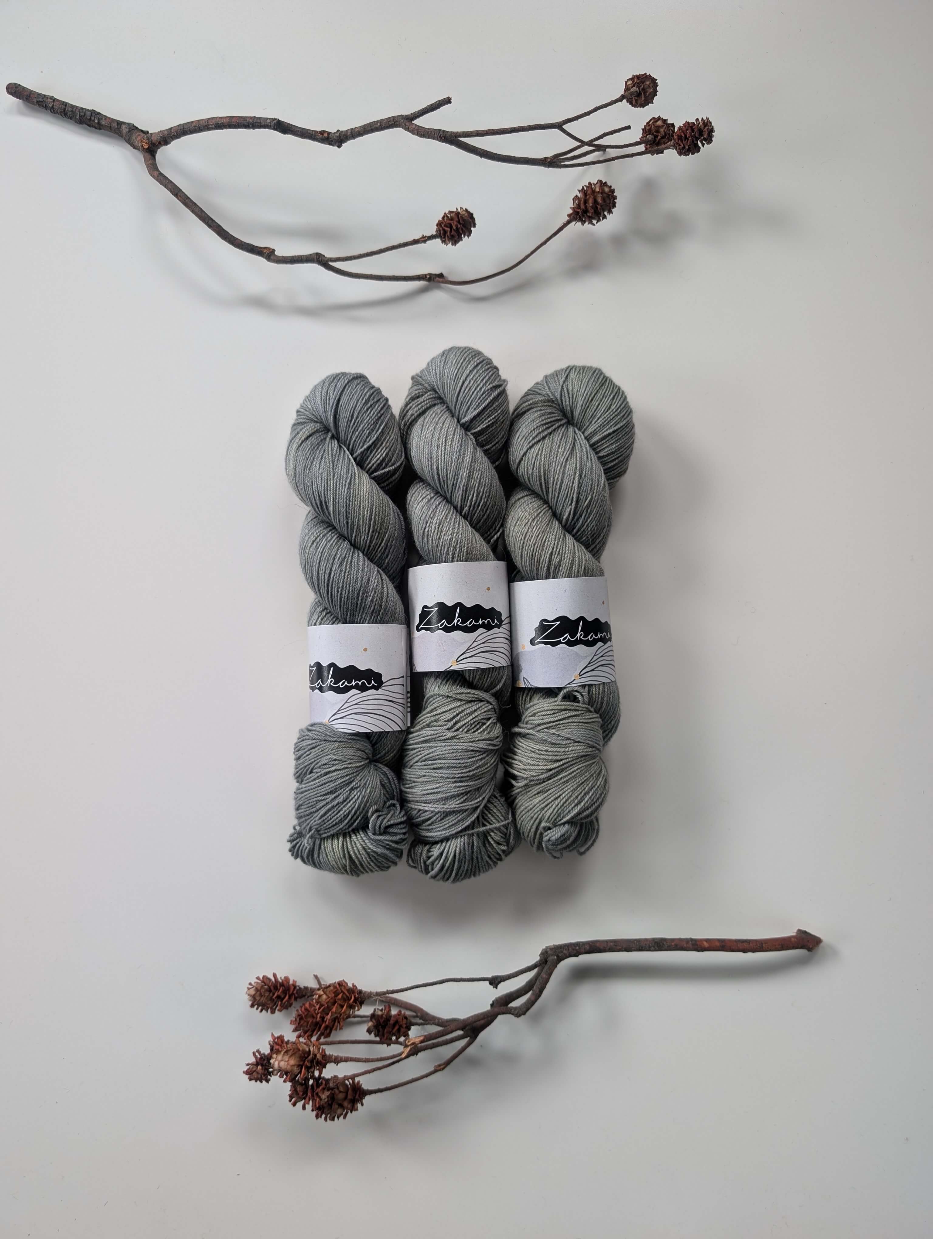 Organic Non-Superwash Merino Fingering Yarns