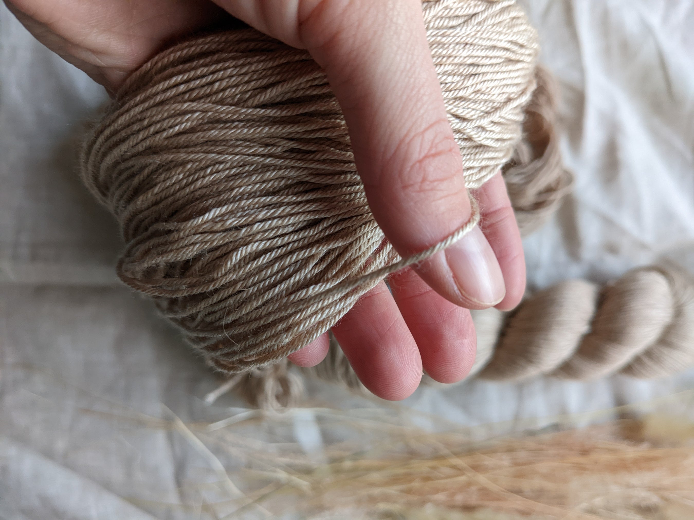 Undyed Baby Camel, Silk Fingering